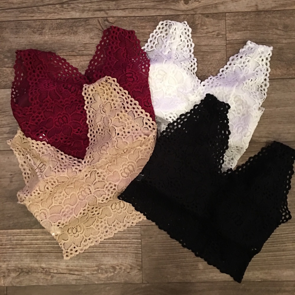 ✨”CRUSHING IT”✨BLACK PADDED BRALETTE-NEW✨ - Picture 4 of 5